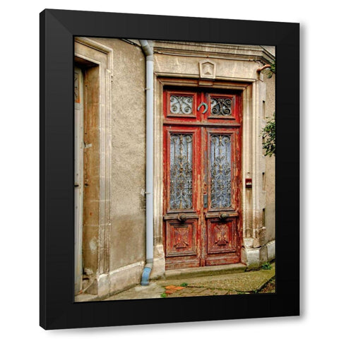 Weathered Doorway I Black Modern Wood Framed Art Print by Chester, Colby