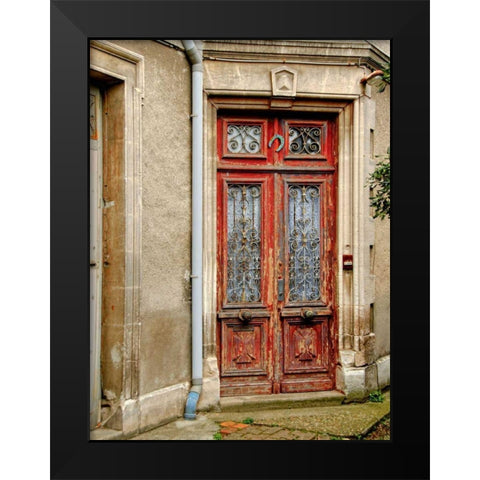 Weathered Doorway I Black Modern Wood Framed Art Print by Chester, Colby