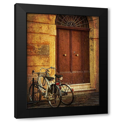 Venice Snapshots II Black Modern Wood Framed Art Print with Double Matting by Head, Danny