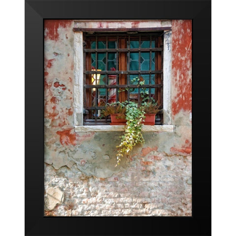 Venice Snapshots VI Black Modern Wood Framed Art Print by Head, Danny