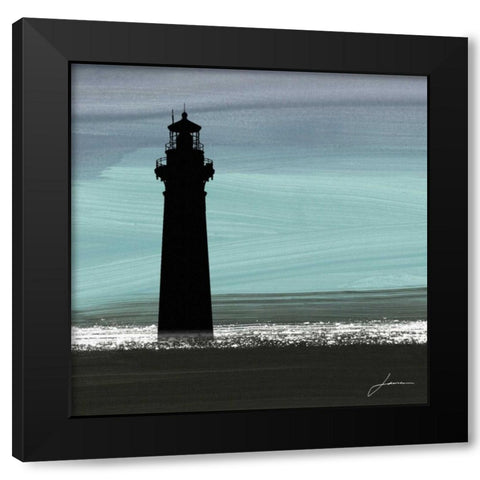 Dusky Sea I Black Modern Wood Framed Art Print by Burghardt, James