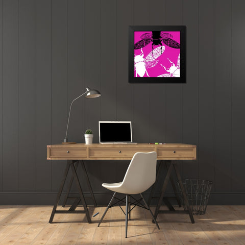 Pop Fly II Black Modern Wood Framed Art Print by Burghardt, James