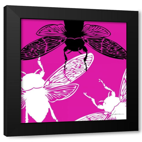 Pop Fly II Black Modern Wood Framed Art Print by Burghardt, James