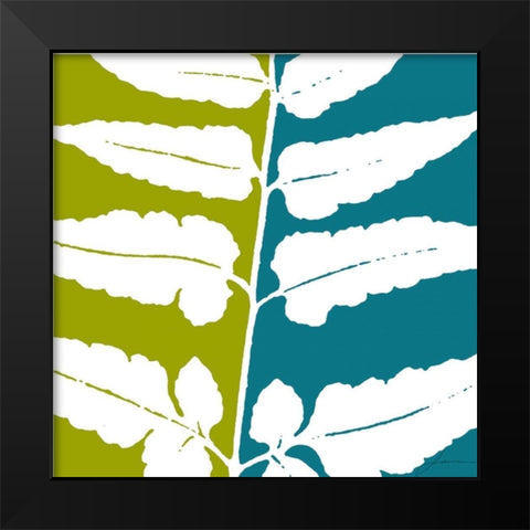 Duo Stem I Black Modern Wood Framed Art Print by Burghardt, James