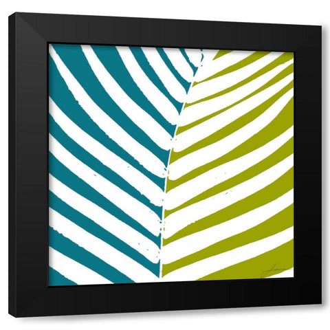 Duo Stem II Black Modern Wood Framed Art Print by Burghardt, James