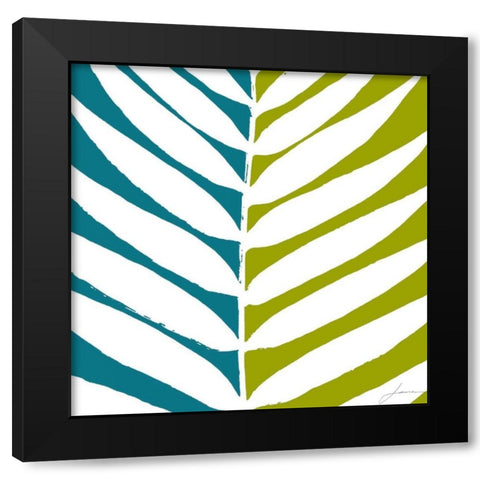 Duo Stem IV Black Modern Wood Framed Art Print by Burghardt, James