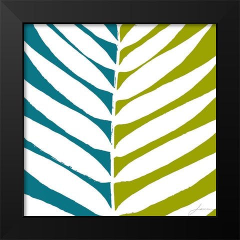 Duo Stem IV Black Modern Wood Framed Art Print by Burghardt, James