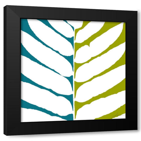 Duo Stem VI Black Modern Wood Framed Art Print with Double Matting by Burghardt, James