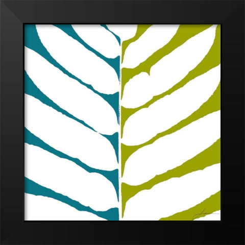 Duo Stem VI Black Modern Wood Framed Art Print by Burghardt, James