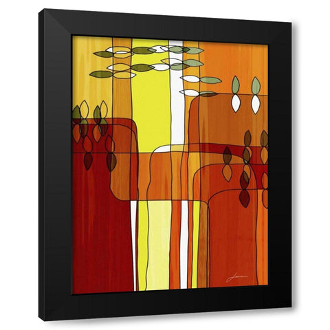 Uplift I Black Modern Wood Framed Art Print with Double Matting by Burghardt, James