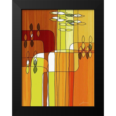 Uplift II Black Modern Wood Framed Art Print by Burghardt, James