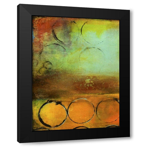 Round the Block I Black Modern Wood Framed Art Print by Ashley, Erin
