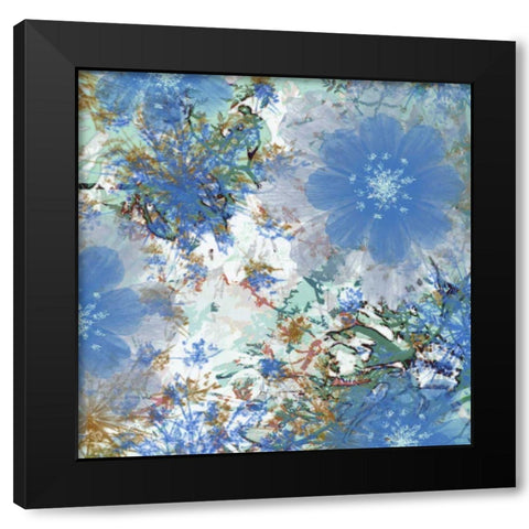 Abstract Pop VI Black Modern Wood Framed Art Print with Double Matting by Mountain, Ricki