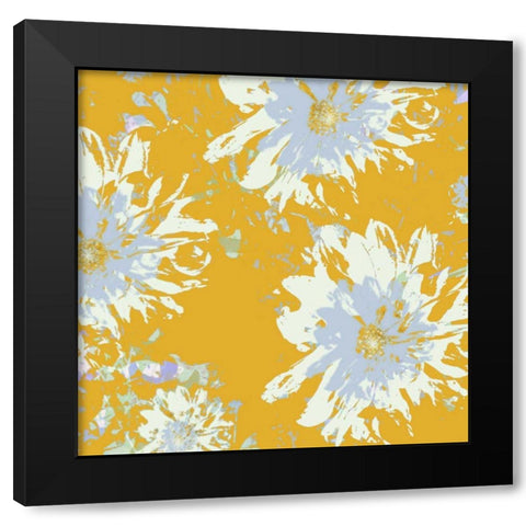 Simple Bloom I Black Modern Wood Framed Art Print by Mountain, Ricki