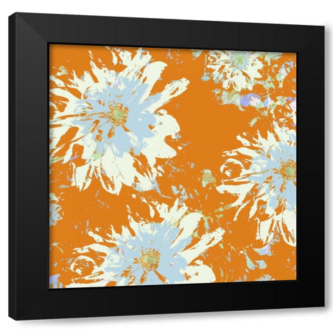 Simple Bloom II Black Modern Wood Framed Art Print with Double Matting by Mountain, Ricki