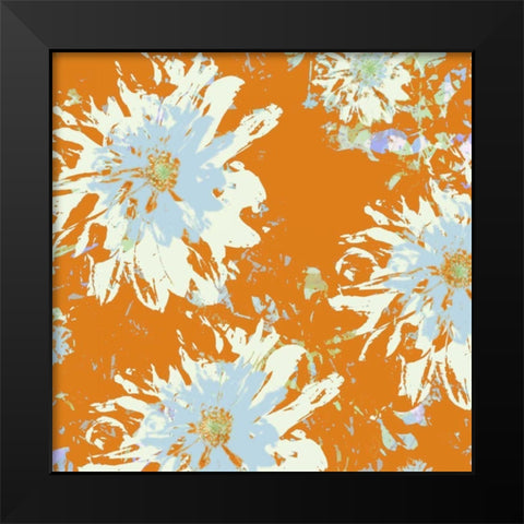 Simple Bloom II Black Modern Wood Framed Art Print by Mountain, Ricki