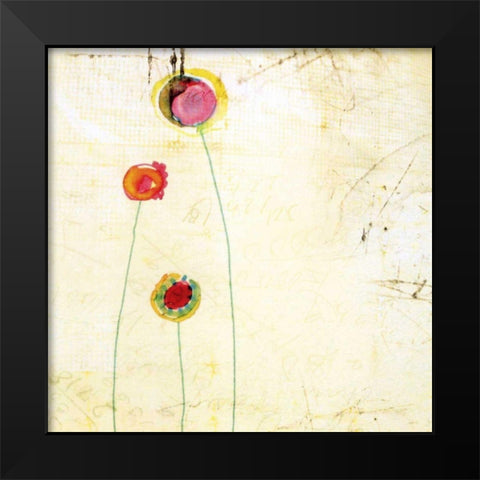 Lollipop II Black Modern Wood Framed Art Print by Open Journey