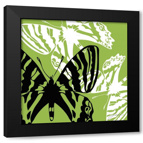 Pop Fly VI Black Modern Wood Framed Art Print with Double Matting by Burghardt, James