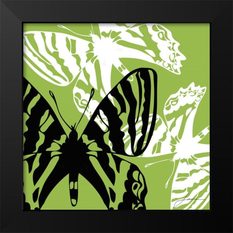 Pop Fly VI Black Modern Wood Framed Art Print by Burghardt, James