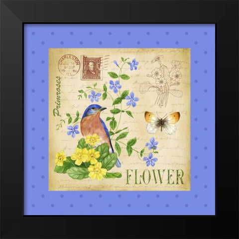 Blooming Garden I Black Modern Wood Framed Art Print by Maday, Jane