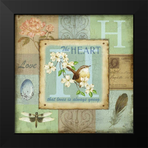 Sweet Inspirations III Black Modern Wood Framed Art Print by Maday, Jane