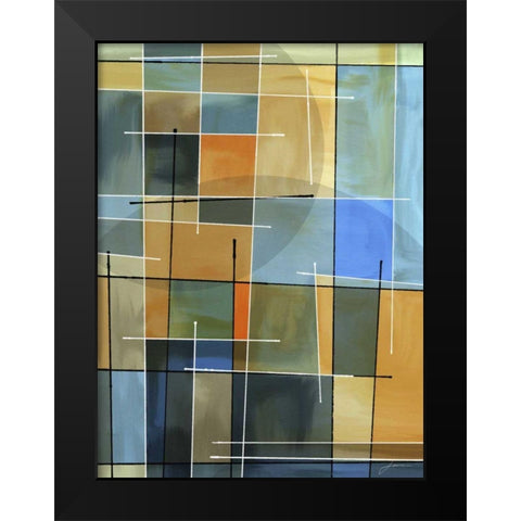 Counter Balance II Black Modern Wood Framed Art Print by Burghardt, James