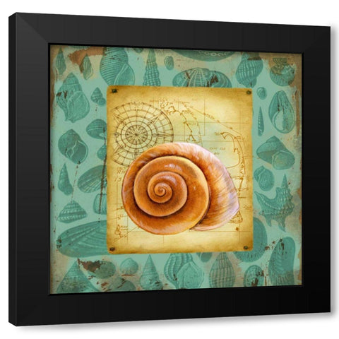 Seaside Gifts I Black Modern Wood Framed Art Print with Double Matting by Maday, Jane