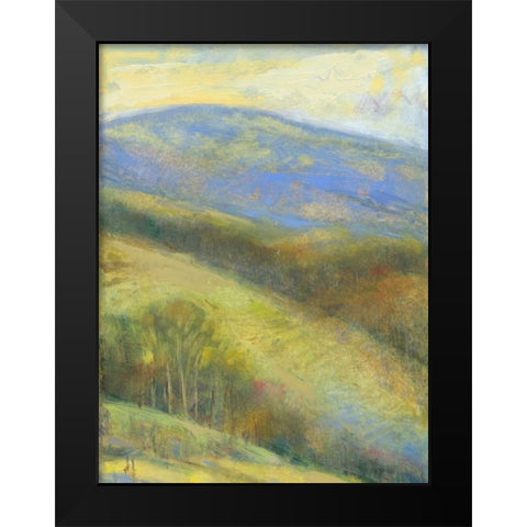 Mountain View III Black Modern Wood Framed Art Print by Thomas, H.