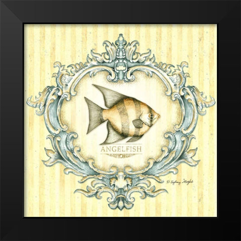 Coastal Life I Black Modern Wood Framed Art Print by Wright, Sydney