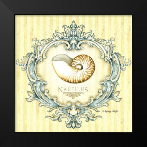 Coastal Life II Black Modern Wood Framed Art Print by Wright, Sydney