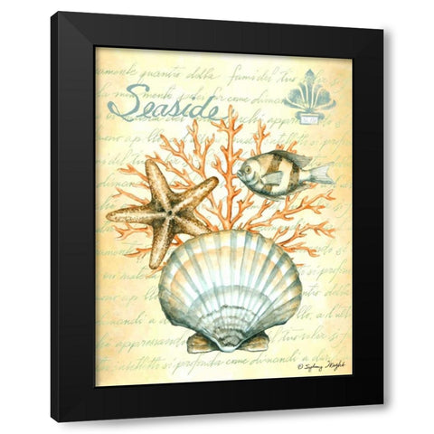 Under The Sea I Black Modern Wood Framed Art Print by Wright, Sydney