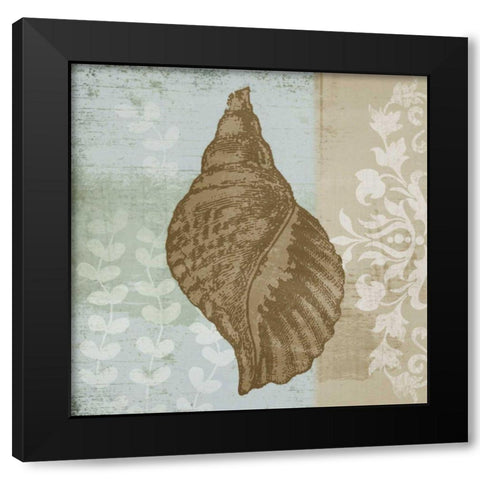 Coastal Cottage II Black Modern Wood Framed Art Print by Beth Anne Creative