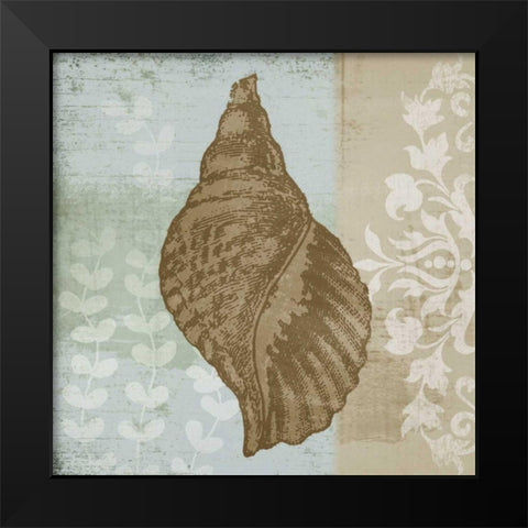 Coastal Cottage II Black Modern Wood Framed Art Print by Beth Anne Creative