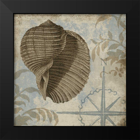Coastal Cottage III Black Modern Wood Framed Art Print by Beth Anne Creative