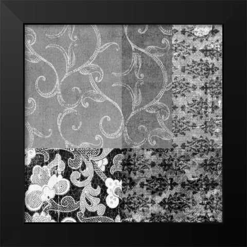 Odyssey II Black Modern Wood Framed Art Print by Higby, Jason