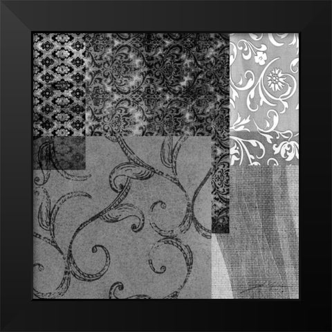 Odyssey III Black Modern Wood Framed Art Print by Higby, Jason