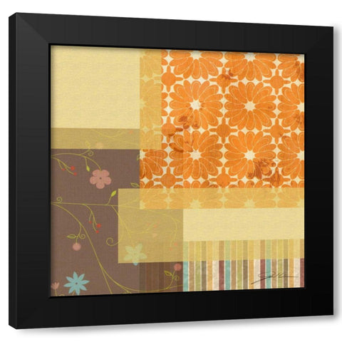 Marmalade IV Black Modern Wood Framed Art Print with Double Matting by Higby, Jason