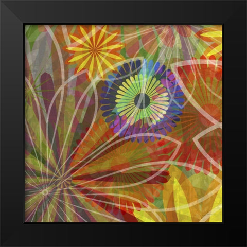 Fluoresce I Black Modern Wood Framed Art Print by Burghardt, James