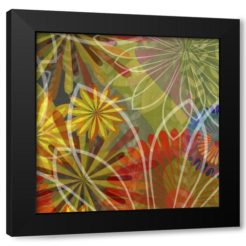 Fluoresce IV Black Modern Wood Framed Art Print by Burghardt, James