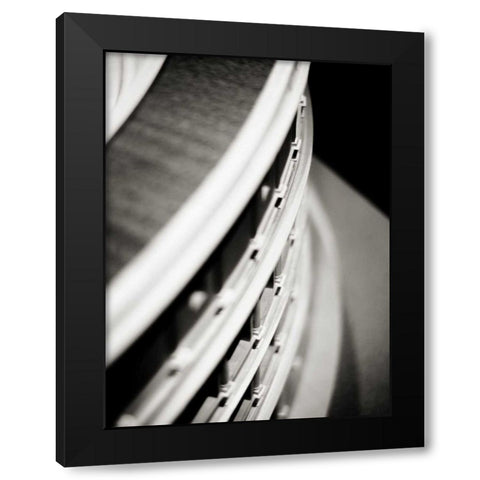 Detail I Black Modern Wood Framed Art Print with Double Matting by Ling, Tang