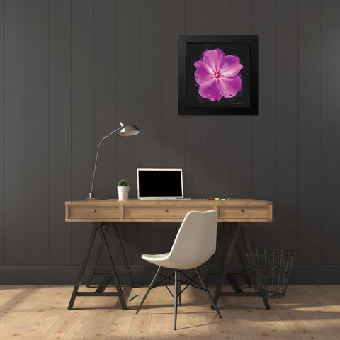 Vibrant Flower III Black Modern Wood Framed Art Print by Henry, Lola