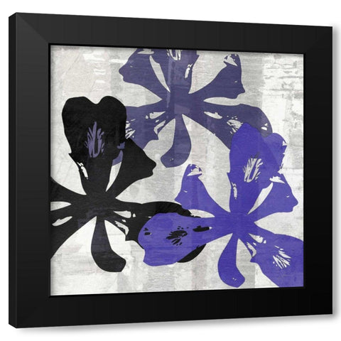 Bloomer Squares XI Black Modern Wood Framed Art Print with Double Matting by Burghardt, James