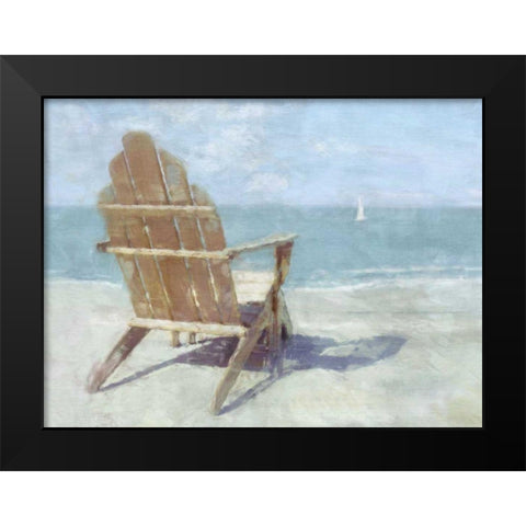 Beach Lookout II Black Modern Wood Framed Art Print by Bay, Noah