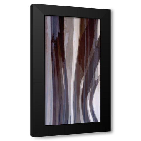 Bentwood Panel IV Black Modern Wood Framed Art Print by Burghardt, James