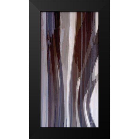 Bentwood Panel IV Black Modern Wood Framed Art Print by Burghardt, James
