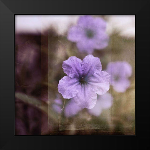 Purple Tranquility II Black Modern Wood Framed Art Print by Robinson, Emily
