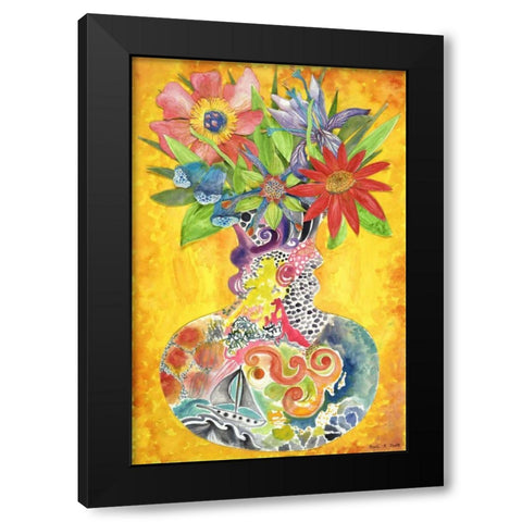 Patricia Black Modern Wood Framed Art Print by Smith, Kaeli