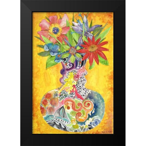 Patricia Black Modern Wood Framed Art Print by Smith, Kaeli