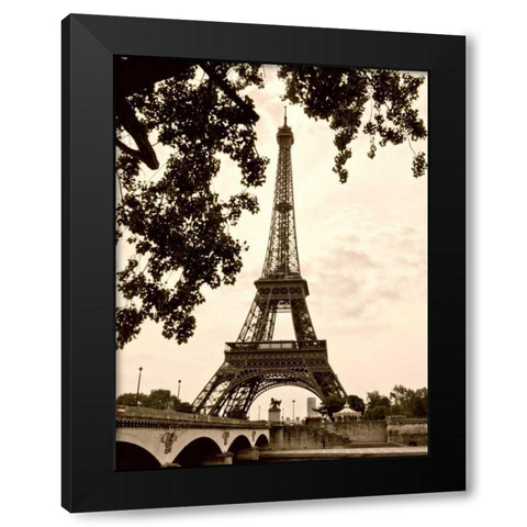 Eiffel Views I Black Modern Wood Framed Art Print by Perry, Rachel