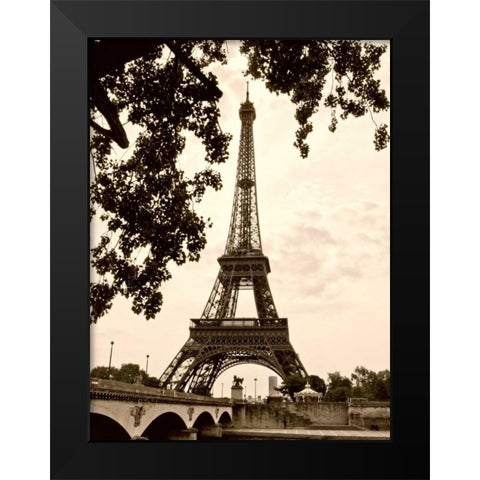 Eiffel Views I Black Modern Wood Framed Art Print by Perry, Rachel